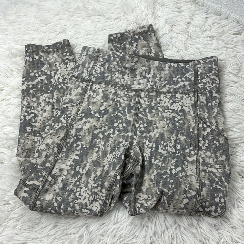 Lululemon Invigorate High-Rise Tight 25" Gritstone White Opal Multi